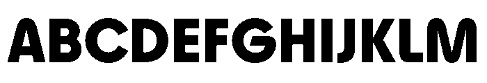 Youth Black Font UPPERCASE