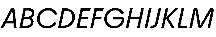 Youth Italic Font UPPERCASE