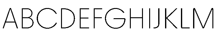 Youth Light Font UPPERCASE