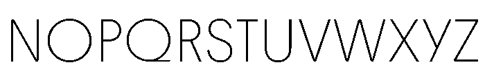 Youth Light Font UPPERCASE
