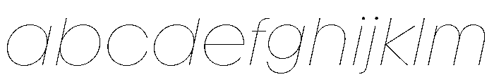 Youth ThinItalic FONT
