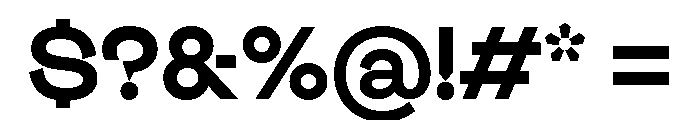 Yocco Bold Font OTHER CHARS