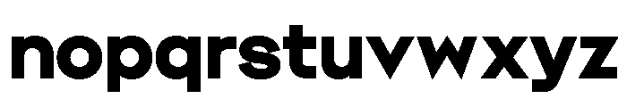 Yocco Extra Bold Font LOWERCASE
