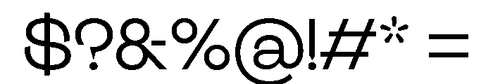 Yocco Light Font OTHER CHARS
