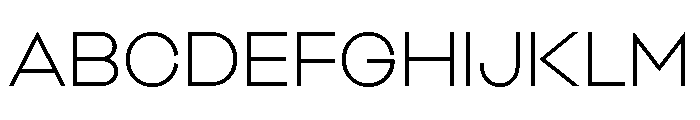 Yocco Thin Font UPPERCASE