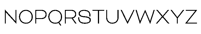 Yocco Thin Font UPPERCASE