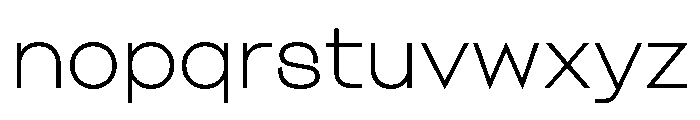 Yocco Thin Font LOWERCASE
