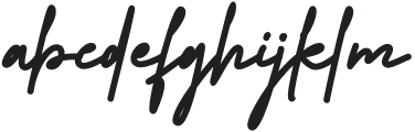 YpsilantiSignature-Regular otf (400) Font LOWERCASE