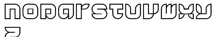 Yr 72 Outline Font LOWERCASE