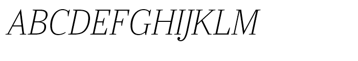 Ysobel Display Thin Italic Font UPPERCASE