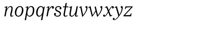 Ysobel Light Italic Font LOWERCASE