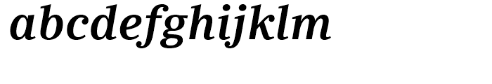 Ysobel Semi Bold Italic Font LOWERCASE