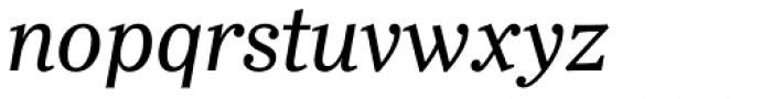 Ysobel Pro Italic Font LOWERCASE