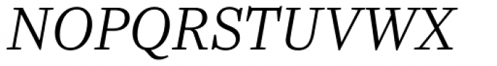 Ysobel Pro Light Italic Font UPPERCASE