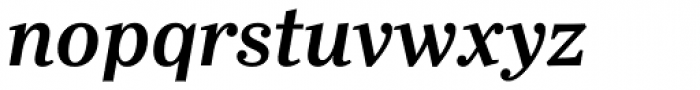 Ysobel Pro SemiBold Italic Font LOWERCASE