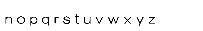 YT Bowl Font LOWERCASE
