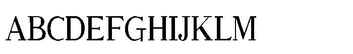 YT Cutline Font UPPERCASE