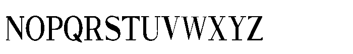 YT Cutline Font UPPERCASE