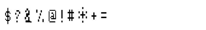 YT Mine Font OTHER CHARS