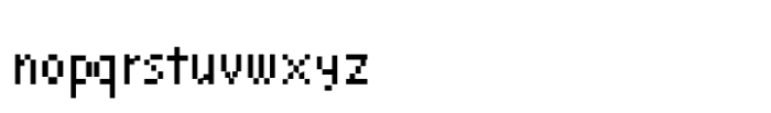 YT Mine Font LOWERCASE