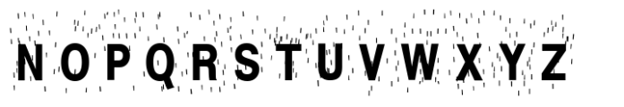 YT Rain Latin Font UPPERCASE