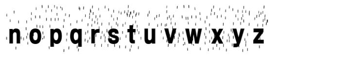 YT Rain Latin Font LOWERCASE