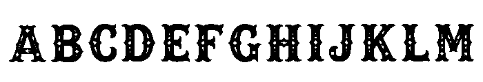 Yucca Regular Font UPPERCASE