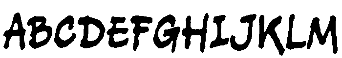 Yucken Regular Font UPPERCASE