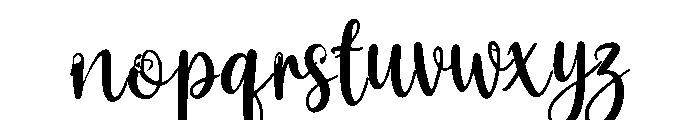 Yulemaris Font LOWERCASE