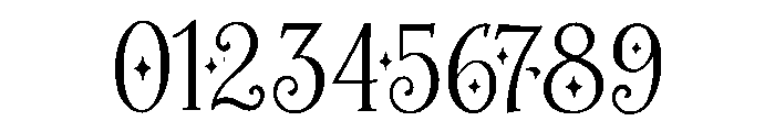 Yuletide_Spark Font OTHER CHARS