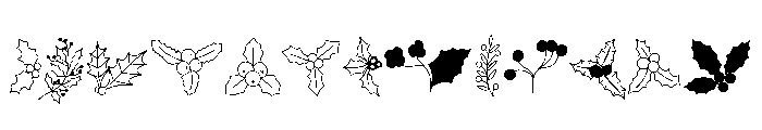 YuletideLeaf FONT