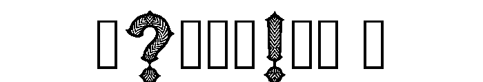 Yulia Regular Font OTHER CHARS