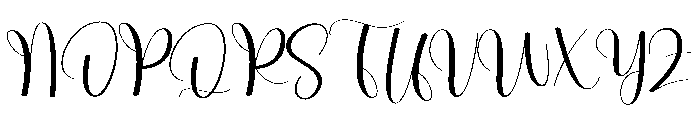Yuliana Wedding Font UPPERCASE