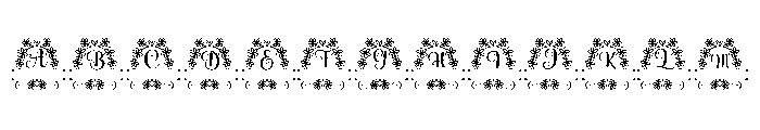 Yulliana Monogram Regular Font UPPERCASE