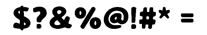 Yumelo Regular Font OTHER CHARS