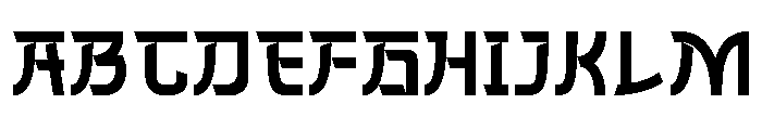 Yumikaze Regular Font UPPERCASE