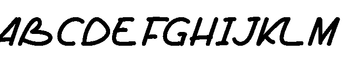 Yummy Bread Font UPPERCASE