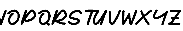 Yummy Bread Font UPPERCASE
