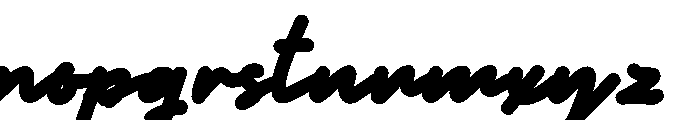 Yummy Bread Font LOWERCASE