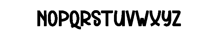 Yummy Pumpkin Font LOWERCASE