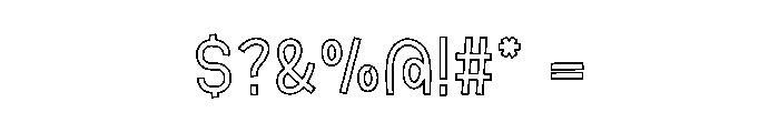 Yupi Candy Font OTHER CHARS