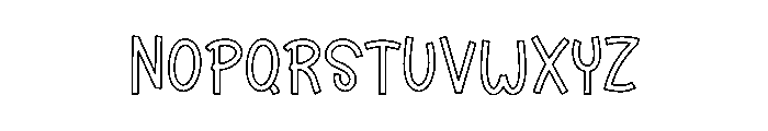 Yupi Candy Font LOWERCASE