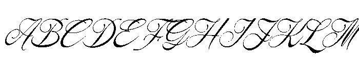 Yureika Glasious Italic Font UPPERCASE