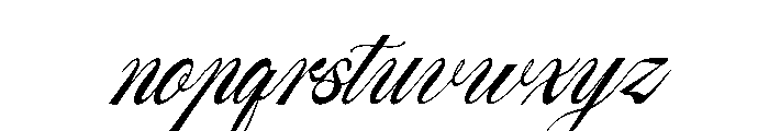 Yureika Glasious Italic Font LOWERCASE