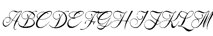 Yureika Glasious Font UPPERCASE