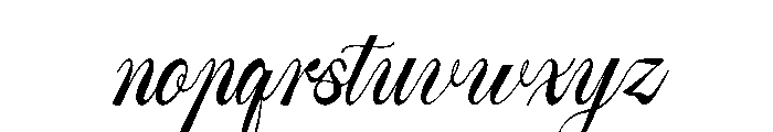 Yureika Glasious Font LOWERCASE