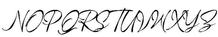 Yureliya Font UPPERCASE