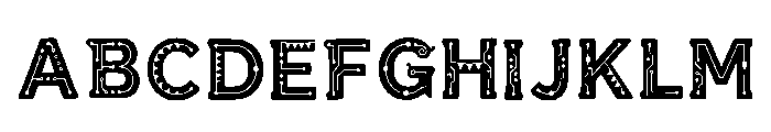 Yurgen Regular Font UPPERCASE