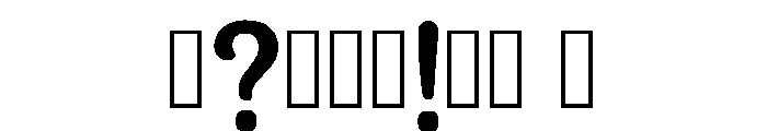 Yuri Regular Font OTHER CHARS