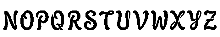 Yuri Regular Font UPPERCASE